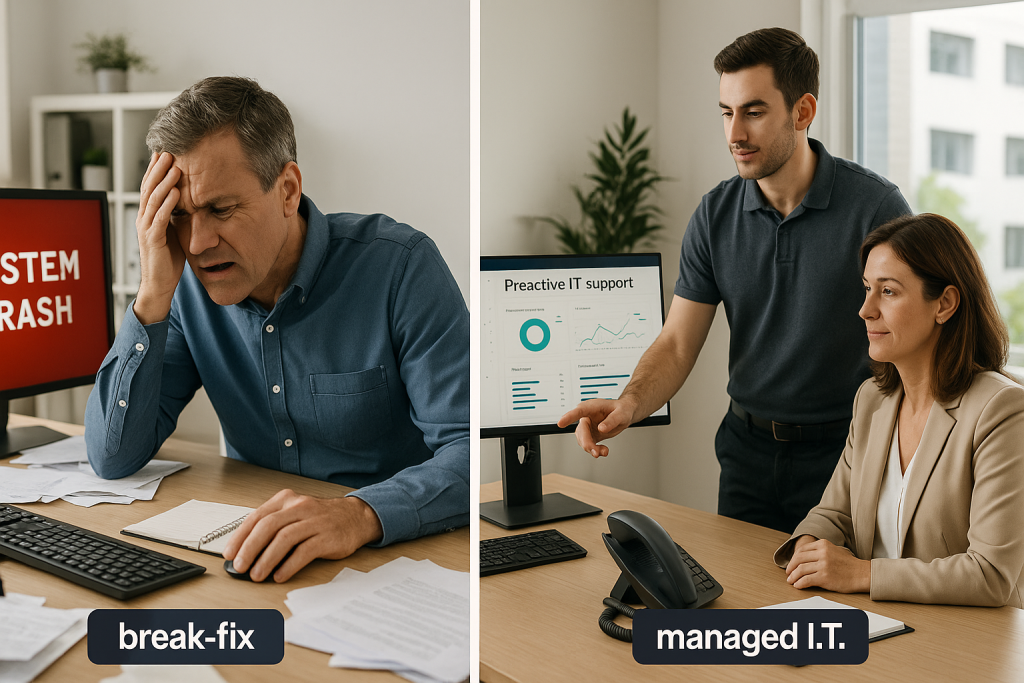 Managed I.T. vs Break-Fix